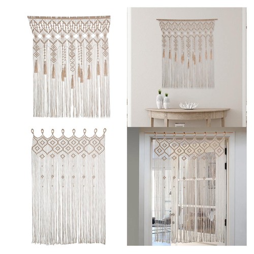 Rideau bohème macramé - en,