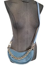 Très Beau Et Authentique Sac Bandoulière Cuir Bleu Kate Spade Parfait État 