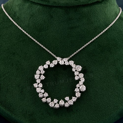 Pendentif diamant rond - pendentif,