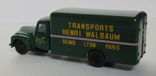 Citroën 55 fourgon déco Walbaum Route 87 échelle HO 1-87 ref RO 1014 Haxo Modèle