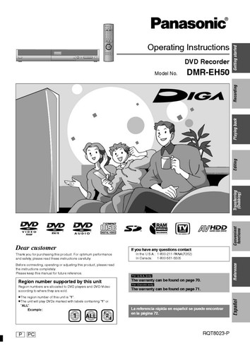 Panasonic dmr eh50 - panasonic, dmr-eh50