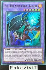 Carte YU-GI-OH! EVIL HERO INFERNO WING - BLACKFIRE SUDA-EN032 SR NEUF