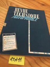 Renault Floride et Gordini Revue Technique Automobile N° 169 1960 RTA