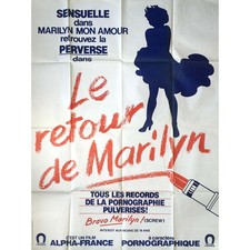 LE RETOUR DE MARILYN Affiche de film 120x160 cm -  1986 - Olinka, Marilyn Jess, 