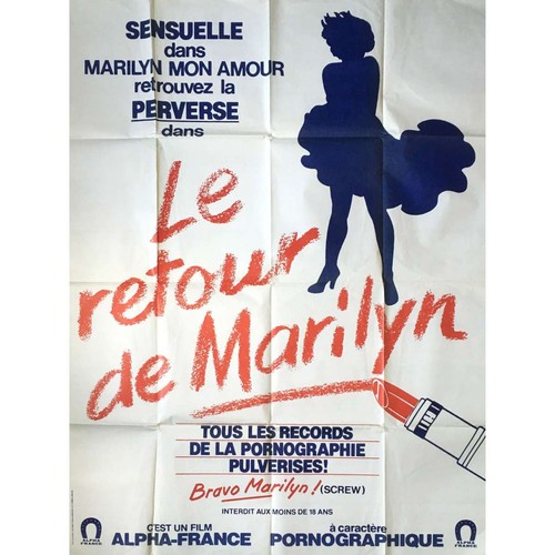 Retour marilyn affiche - retour,