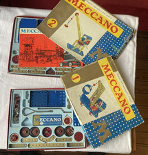 Meccano : 2 boites de jeu 1 et 2 incomplètes