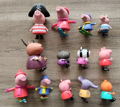 Lot figurines peppa pig - 13,
