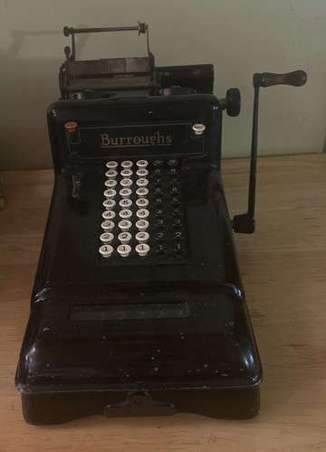 Antique 1920 burroughs - antique, 1920's
