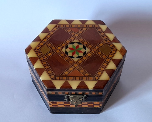 Ancienne boite bijoux - boite, à