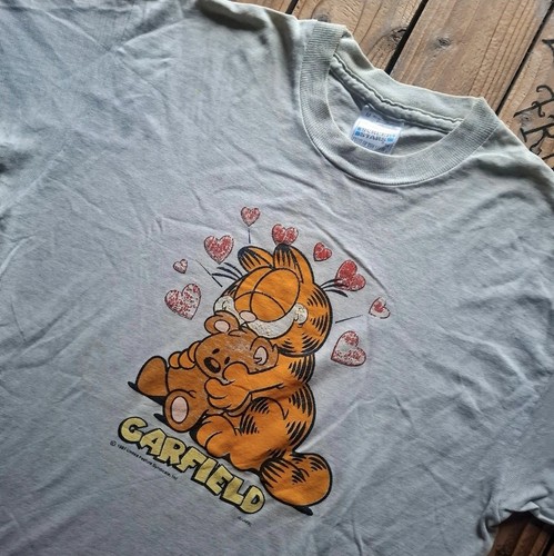 Vintage garfield shirt 1987 - garfield, t-shirt