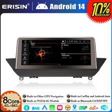 8-Core 10.25" IPS CarPlay Android 14 Autoradio GPS BMW X1 E84 WiFi DAB+ DVR 64GO