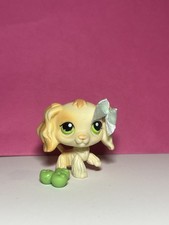 ?Littlest Pet Shop Lps #347 Blonde Green Eyes Cocker Spaniel Dog Authentic?