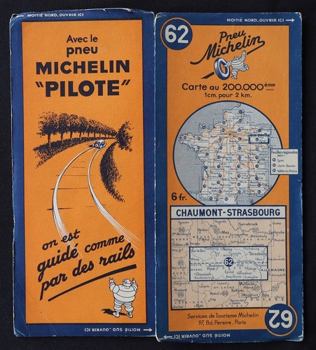Carte michelin chaumont - carte,