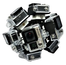 SimplifyVR Ultra360 x10 360 rig for GoPro Hero4 cameras VR panorama video mount