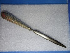 ancien  coupe papiers en argent fourré époque XIX  poinçons