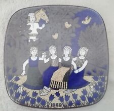 Assiette Vintage Raija Uosikkinen Arabia of Finland Design 1989 