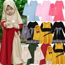 Muslim Kids Prayer Hijab Abaya