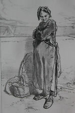 GAVARNI Lithographie originale