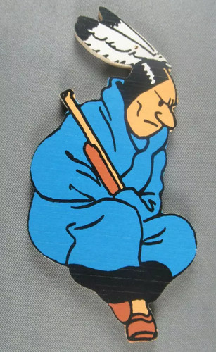 Tintin silhouette bois - silhouette,