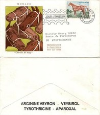 MONACO fdc 1er jour  832 Cheval de sang horse de selle français anglo-arabe 1