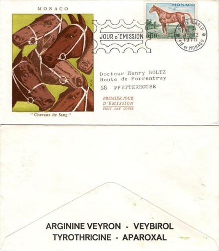 Monaco fdc 1er jour - jour, 832