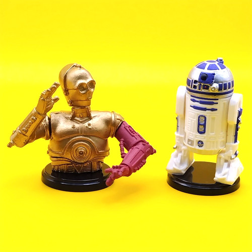 Mini figurine 3po r2 d2 - &, r2-d2