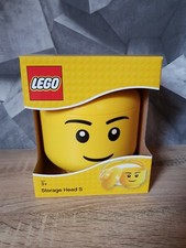 TÊTE BOITE PIECES LEGO RANGEMENT JOUET ENFANT BONHOMME