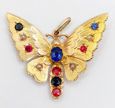 Pendentif art nouveau or rose