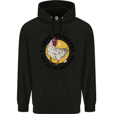Hoodie Enfants Drôle De Nourriture Oeufs Poo De Poules Mon Petit Déjeuner