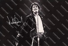 Photo Signée Reprint De