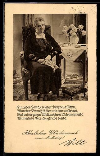 Carte postale vieille - , sur