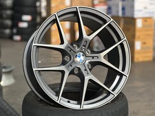 Neuf 18" BMW M3 M4 Style 554M (4 roues) F30 F32 E90 E92 E36 E46 Z3 Z4 Gun Metal