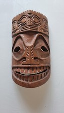 Masque Bois Tiki Totem Oceanic Art