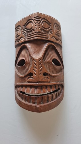 Masque bois tiki totem - masque,