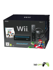 Nintendo Wii Noir # Pack Mario Kart #