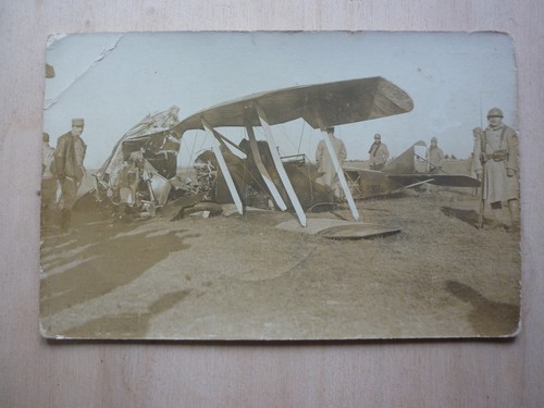 Photo crash avion - , ww1