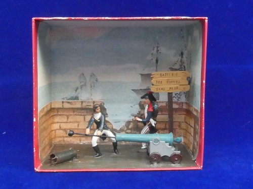 Superbe rare diorama plomb - rare,