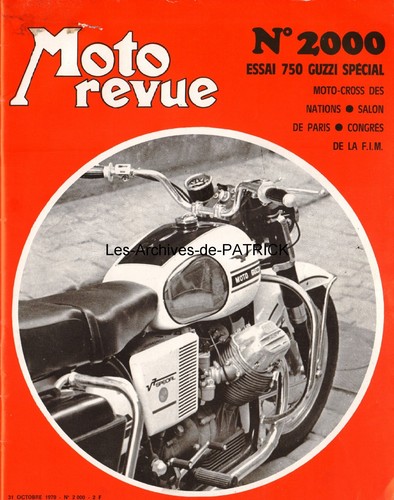 Moto revue 2000 guzzi - moto, v7