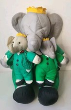 lot 3 Peluche Babar Toile