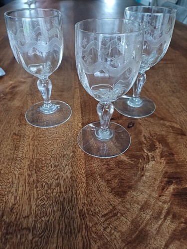 Anciens verres vin - 3,