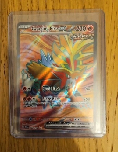 Carte pokemon gouging fire - fire, ex