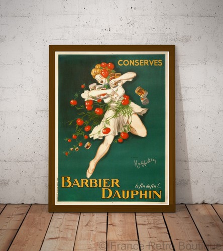 Poster affiche barbier dauphin - poster-affiche,