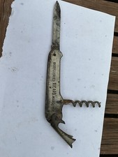 RICARD MARSEILLE Ancien couteau pub sommelier Tire-bouchon ancien