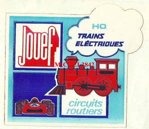 Autocollant sticker jouef - autocollant,