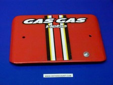 Plaque avant rouge Gasgas