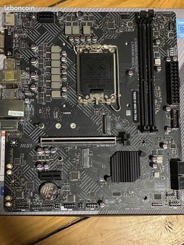 Carte mère msi pro h610m - pro, hs