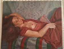 Tableau Ancien Huile Portrait