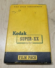 Box of Kodak 4x5 Super- XX