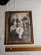 Photo De Neurdein ND Phot Amiens Ange Pleureur Cadre Bois Doré