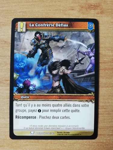 Carte quete confrerie - carte, la